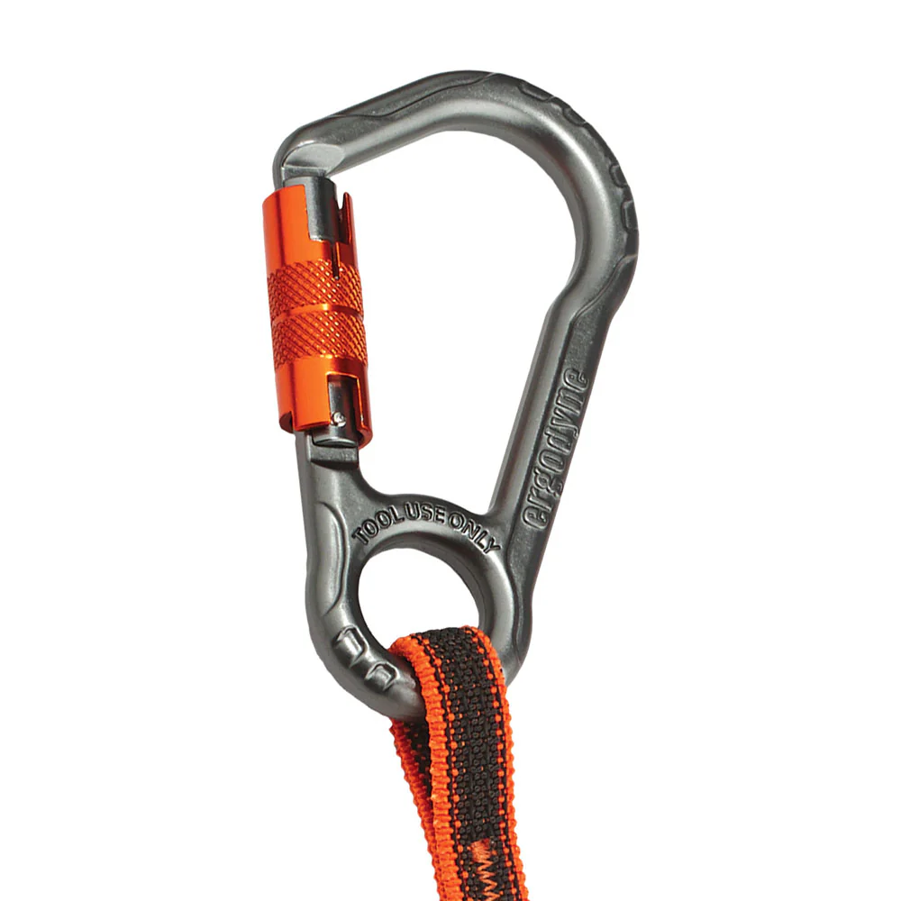 Ergodyne 19828 OAH 3118F(x) Tool Lanyard Dual Locking Carabiner - 15lbs - Moutools