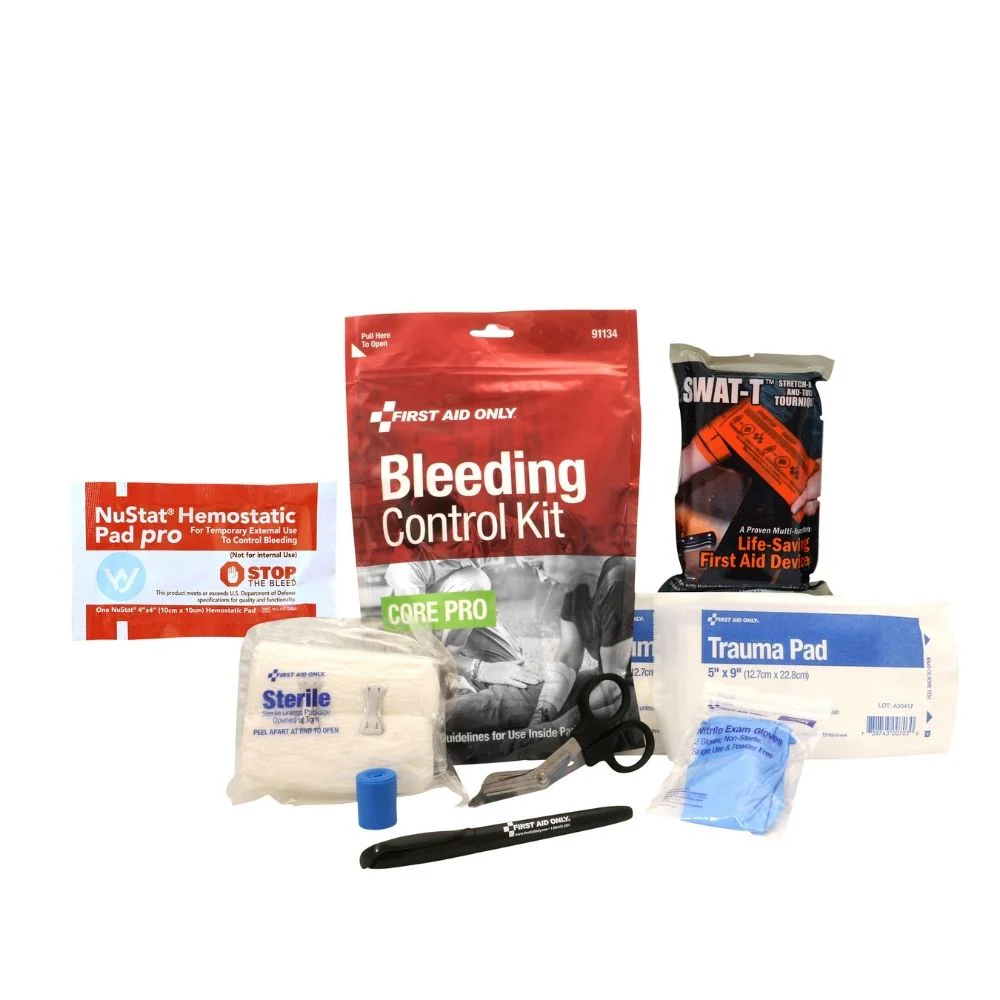 First Aid Only 91134 Bleeding Control Kit, Core Pro - Moutools