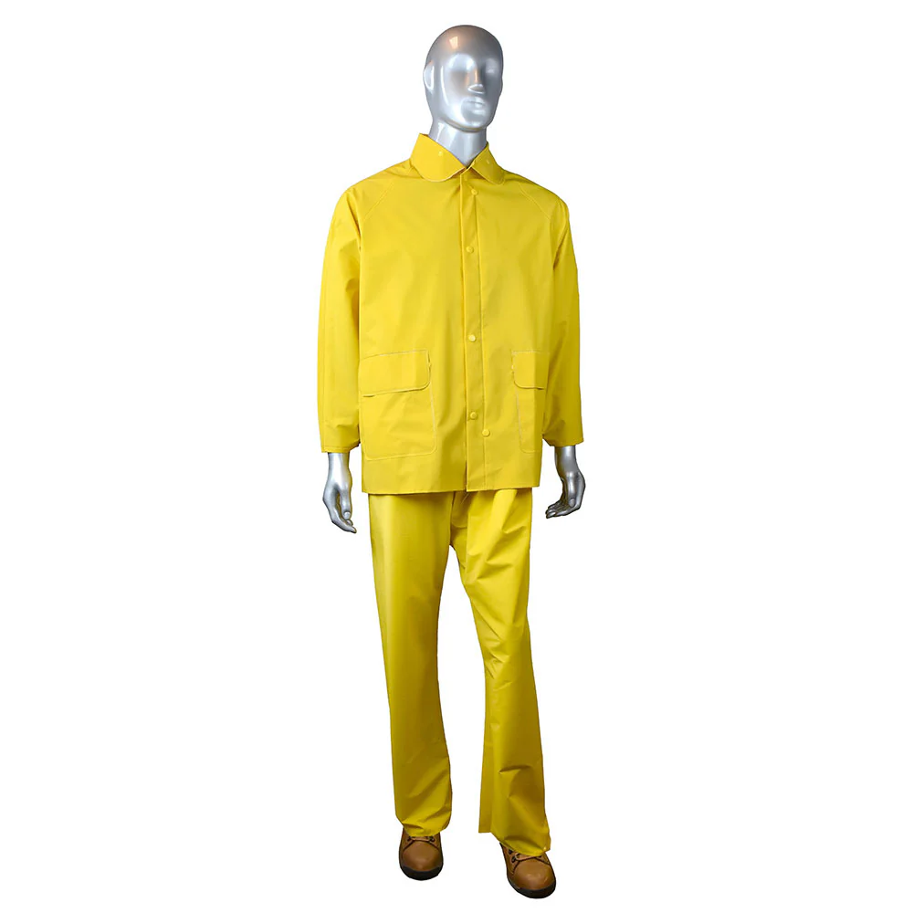 Radians RS01-NSYV-5X ERW 35 3-Piece Economy Rainsuit, Yellow, 5X - Moutools