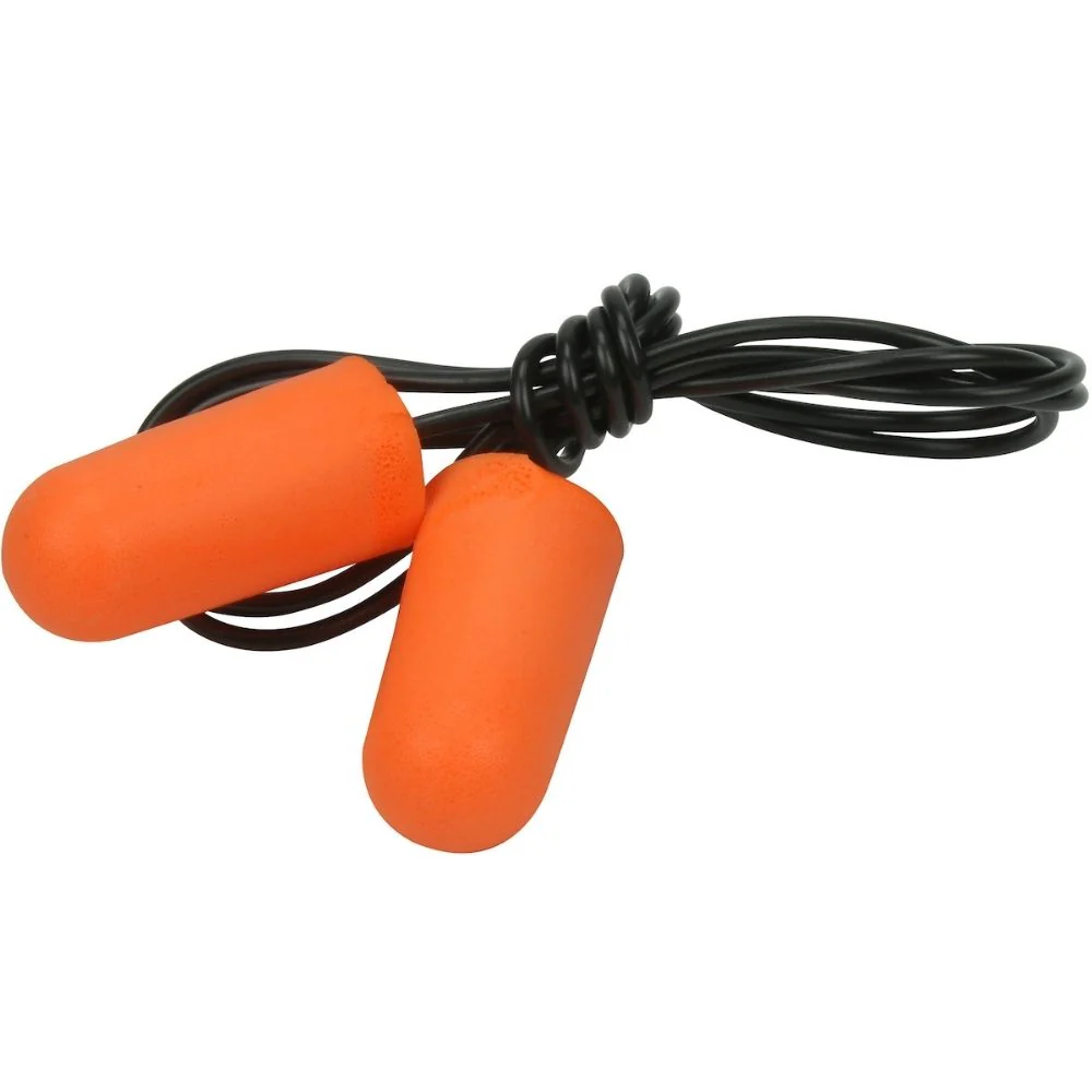 PIP 267-HPF210C Disposable Soft Polyurethane Foam Corded Ear Plugs - NRR 32 - Moutools