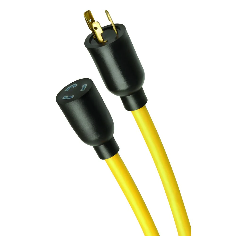 Southwire 90288802 12/3 STW L5-20 YELLOW TWIST LOCK EXTENSION CORD - Moutools