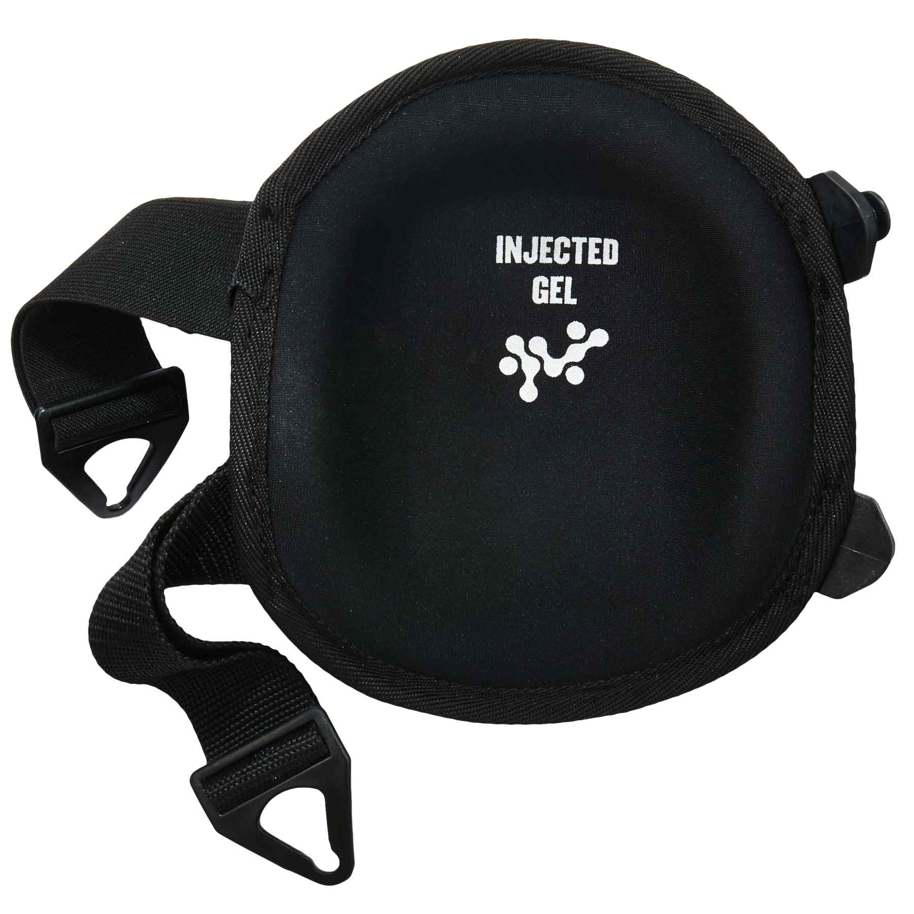 Ergodyne 18455 ProFlex 355 Short Cap Injected Gel Knee Pads, Black - Moutools