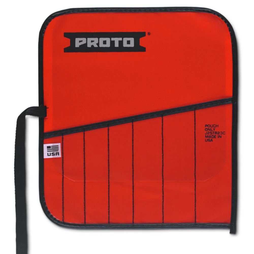 Proto J25TR23C Red Canvas 7-Pocket Tool Roll - Moutools