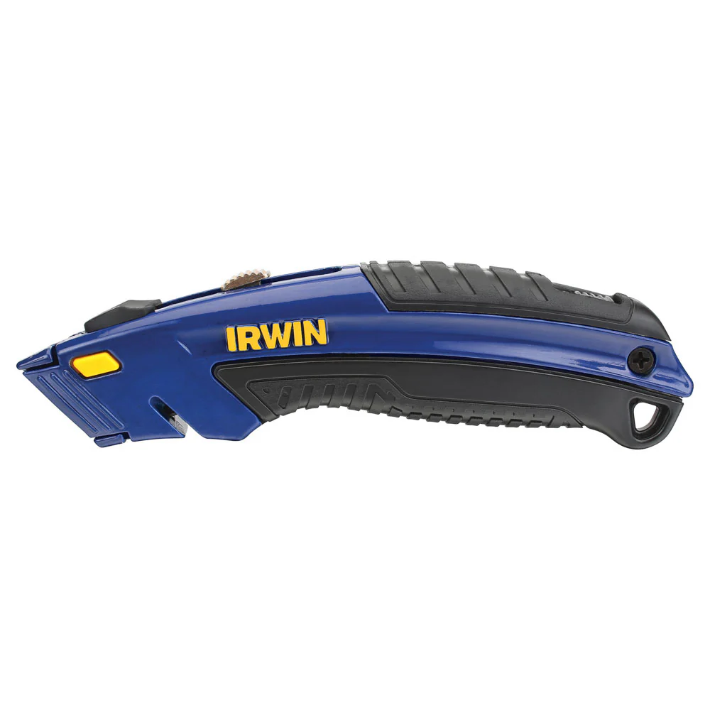 Irwin IRHT10788 3-Blade Retractable Utility Knife with On Tool Blade Storage - Moutools
