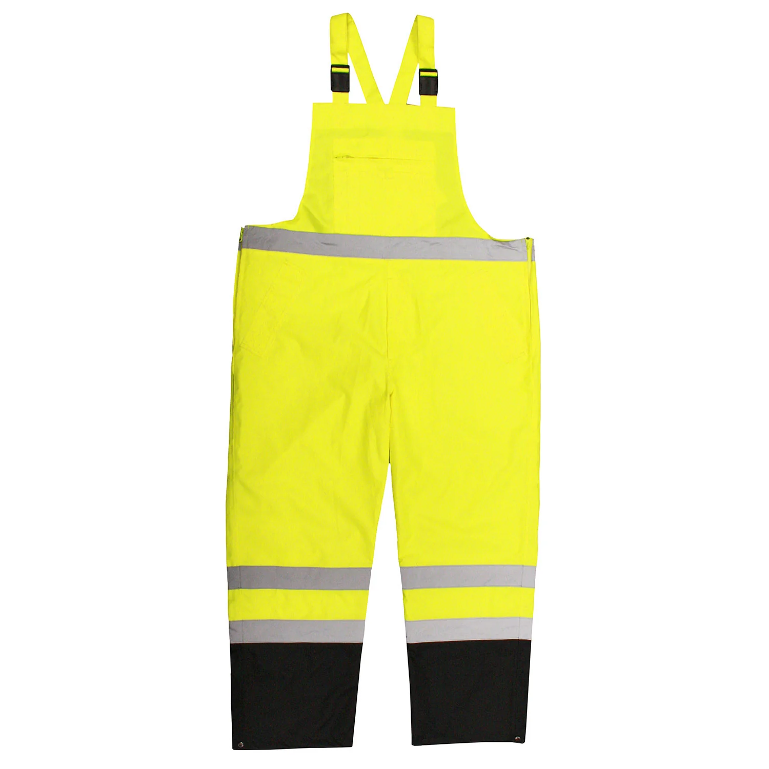 Radians RW30-ES1Y-4X 4X Class E General Purpose Rain Bibs - Green - Moutools