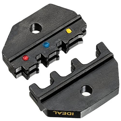 IDEAL 30-594 Die Set Insulated Slide-On Connectors for Crimpmaster Crimp Tool Frame 30-506 - Moutools