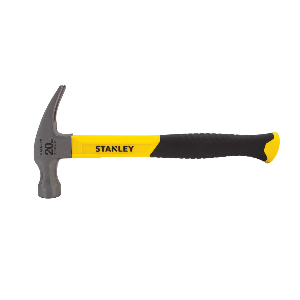 Stanley STHT51304 20 oz Rip Claw Fiberglass Hammer - Moutools