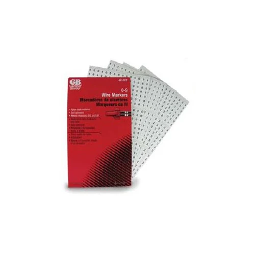 Gardner Bender 42-029 Wire Marker Booklet 1-45 - Moutools