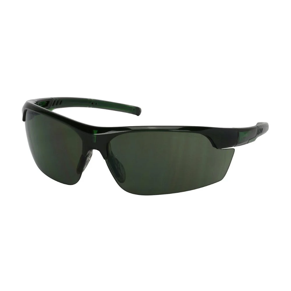 PIP 250-58-0521 Xtricate-C Semi-Rimless Safety Glasses with Green Frame, Green Lens and Fogless 3Sixty Coating - Moutools