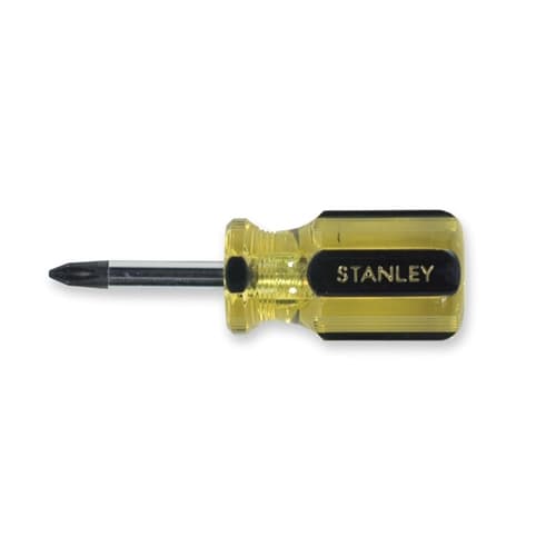 Stanley 64-105 100 PlusPhillipsTip Stubby Screwdriver 2 Pt X 1-1/2