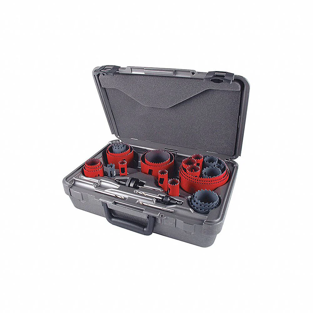 MK Morse MHSELE01 177894 29 piece, Combination Bi-Metal/Carbide Tip Hole Saw, Master Electricians Kit - Moutools