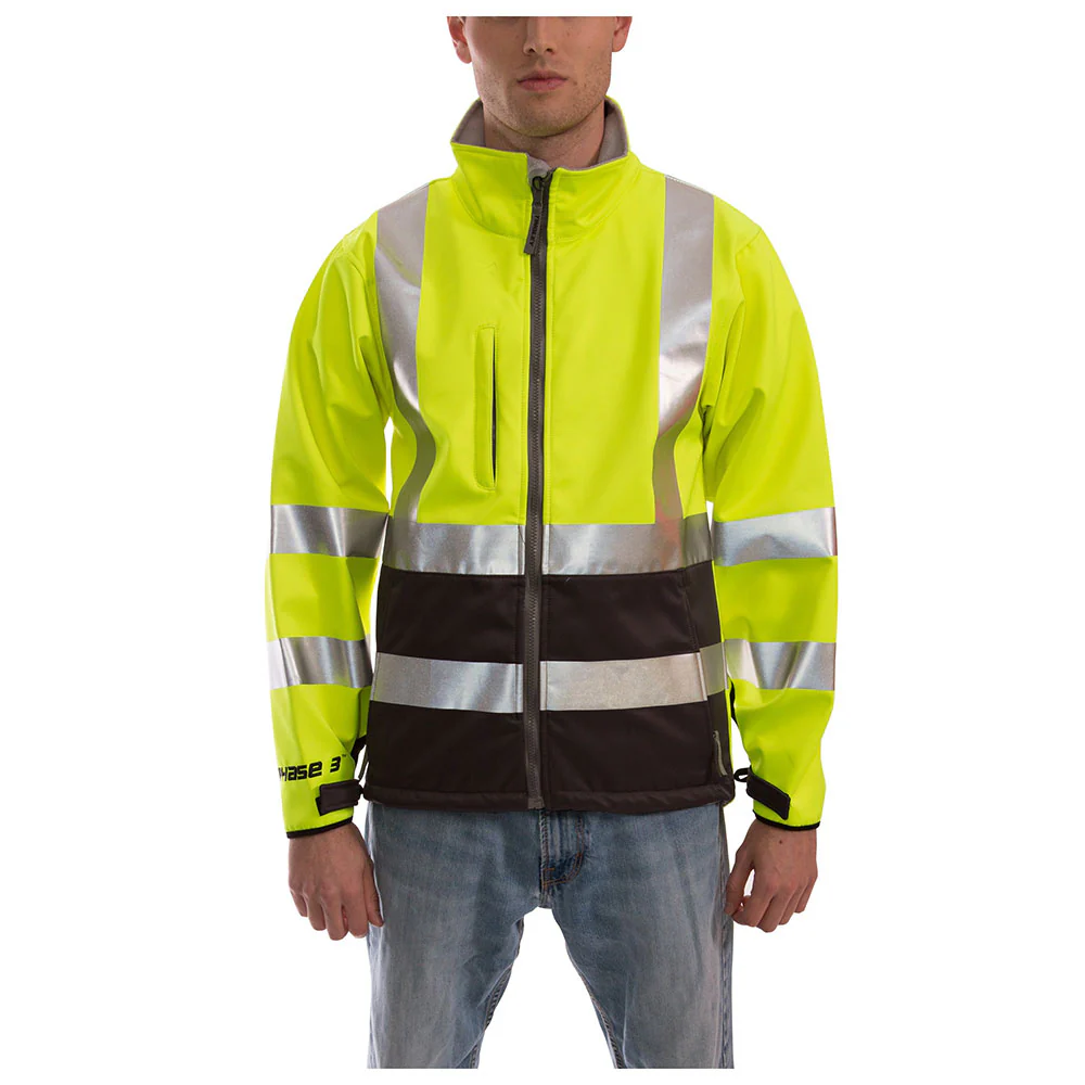 Tingley J25022-XL Phase 3 High-Visibility Soft-Shell Jacket, XL - Moutools