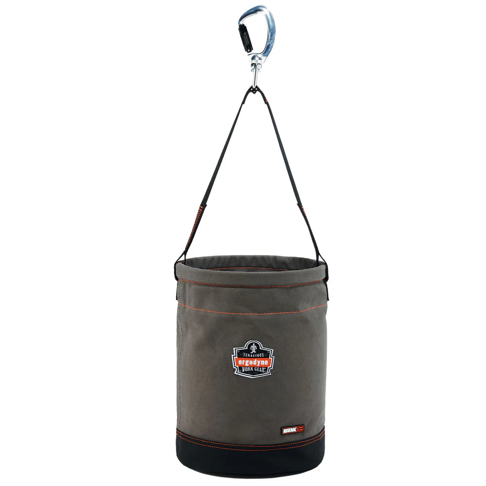 Ergodyne 14940 OAH 5940 Swiveling Carabiner Canvas Hoist Bucket - Moutools