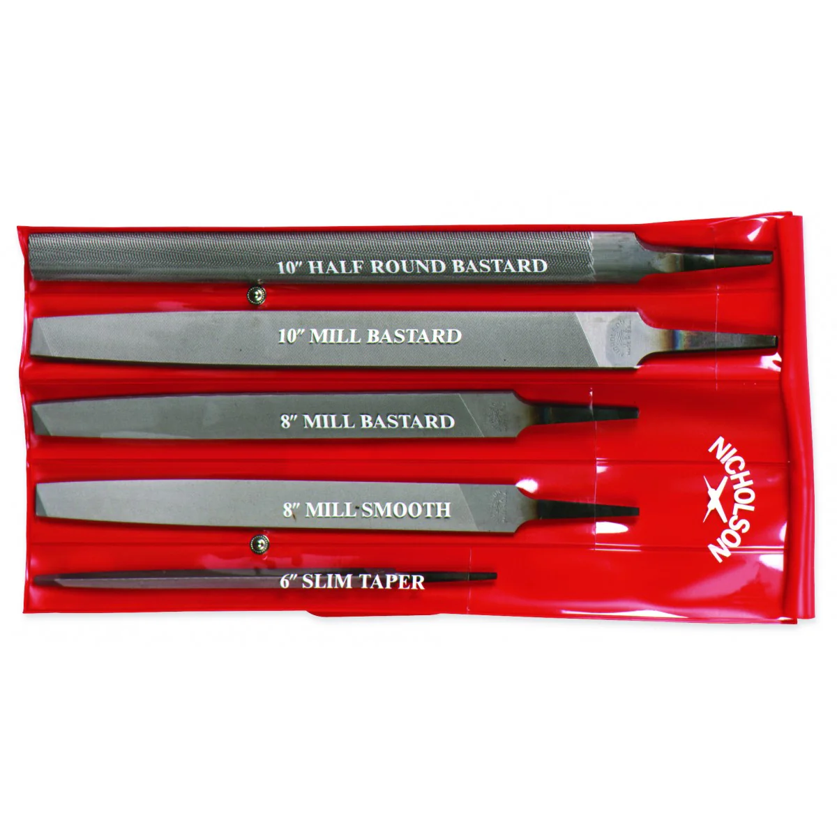 Crescent Nicholson 22040NN 5 Piece Maintenance File Set - Moutools