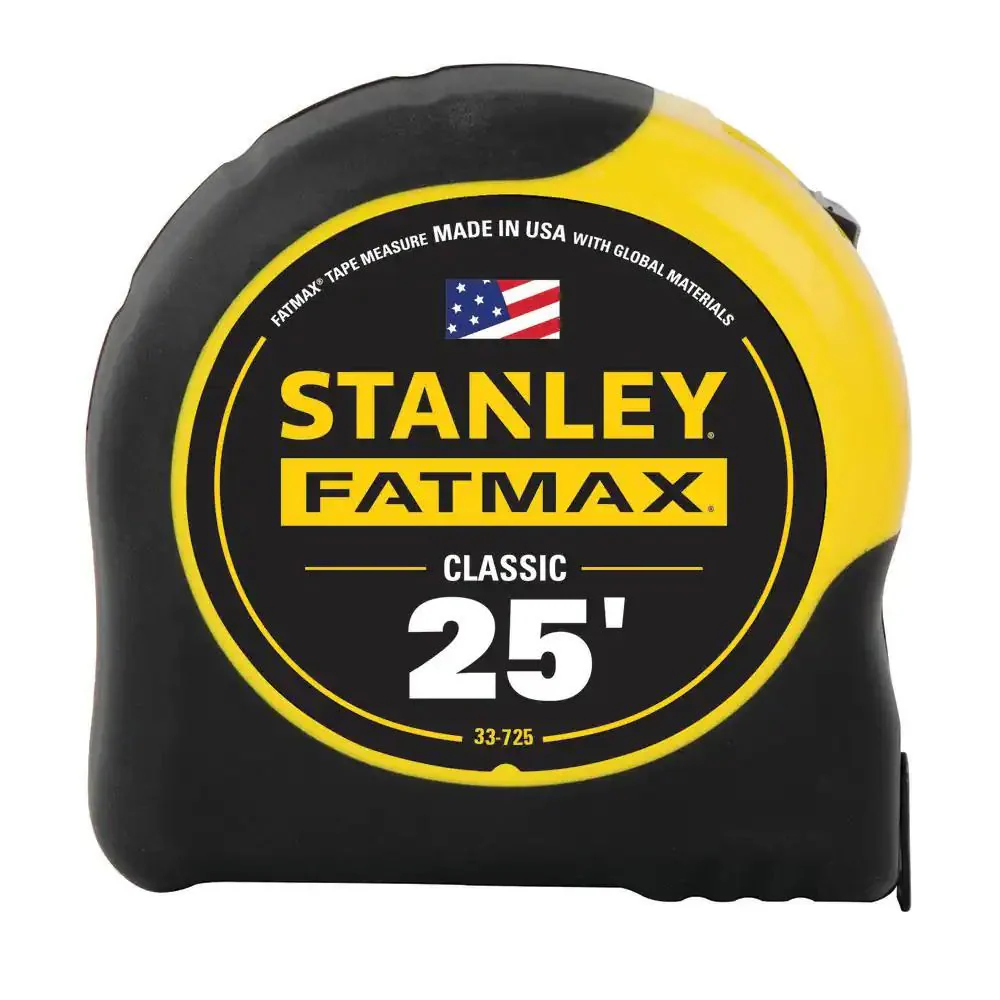 Stanley 33-725Y 25' FATMAX Classic Tape Measure - Moutools