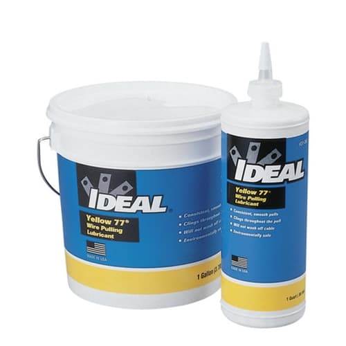 IDEAL 31-351 Yellow 77 Wire Pulling Lubricant 1-Gallon Bucket - Moutools
