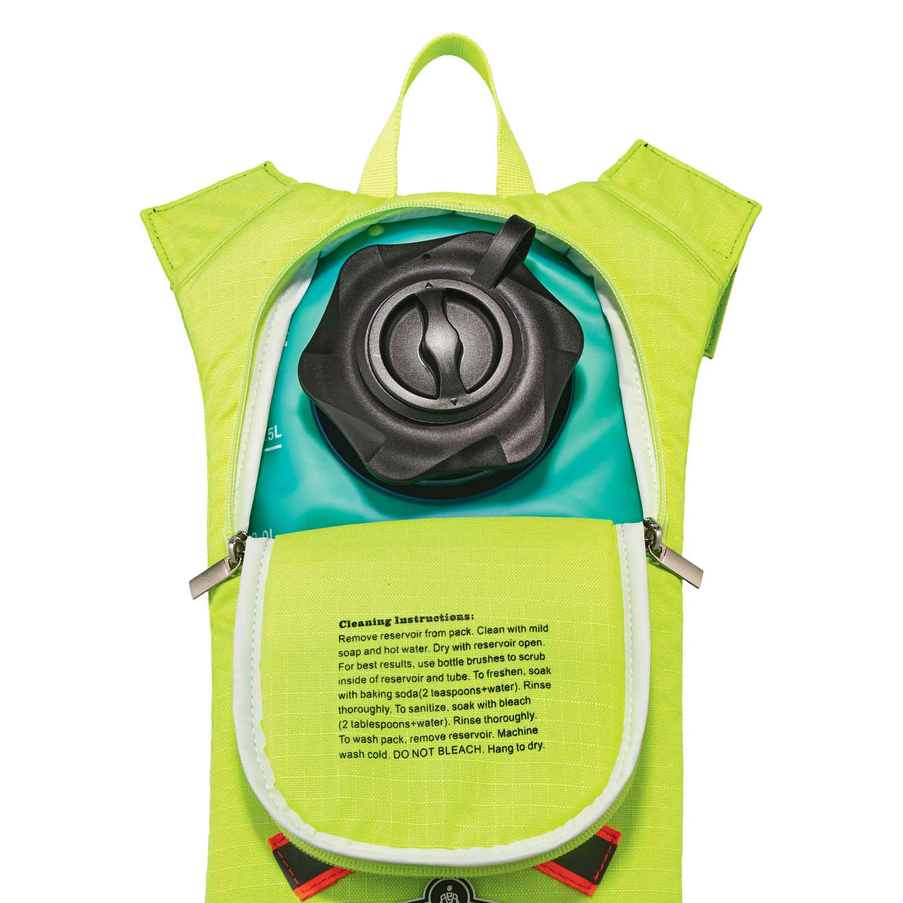 Ergodyne 13156 Chill-Its 5155HV Low Profile Hydration Pack, HV Lime - Moutools