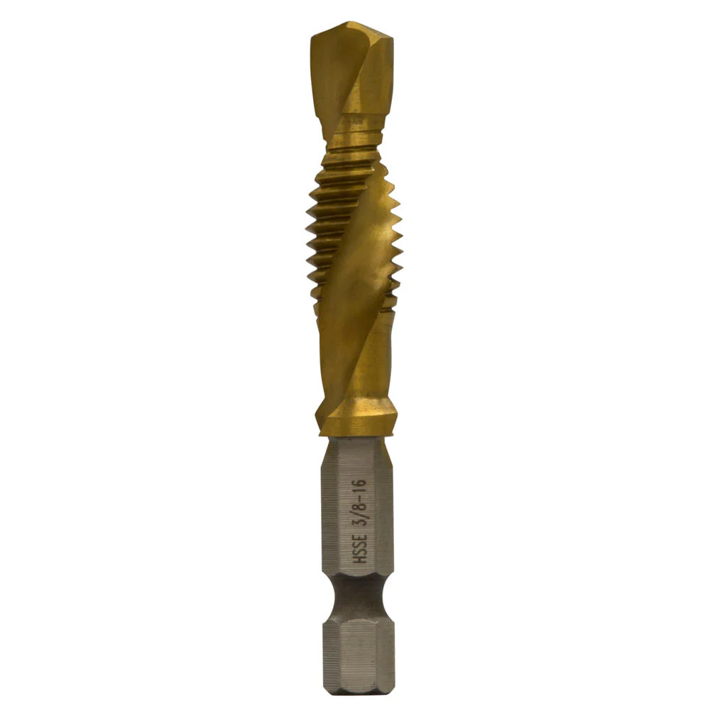 Greenlee DTAPSS3/8-16 3/8-16 Drill/Tap Bit, Stainless Steel - Moutools