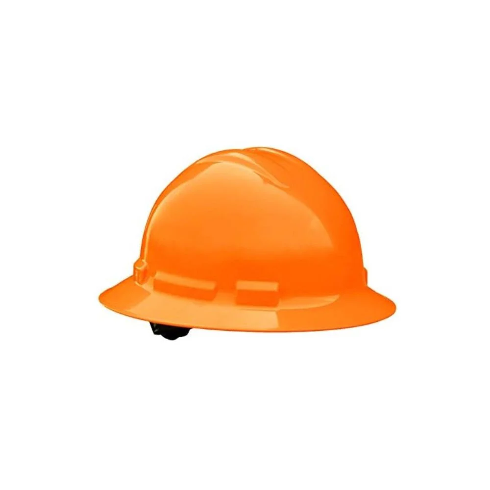 Radians QHR4-ORANGE  Orange 4 Point Ratcheting Full Brim Hard Hat - Moutools
