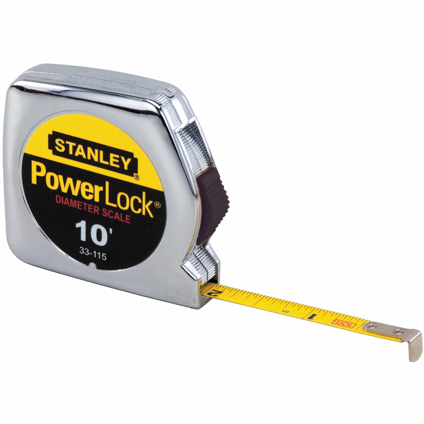 Stanley 33-115 PowerLockPocket Tape Rule w/ Dia. Scale 1/4