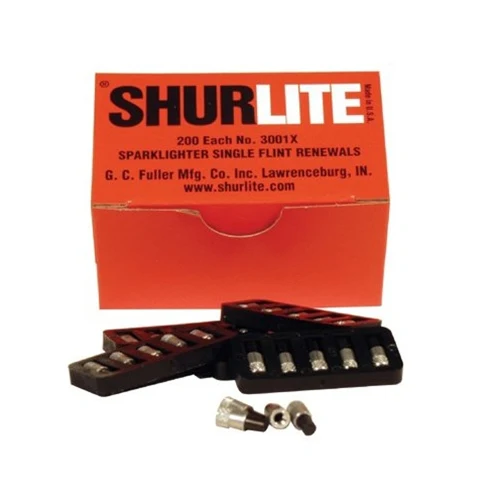ShurLite 3001X Single Flint Replacement 5-Pack - Moutools