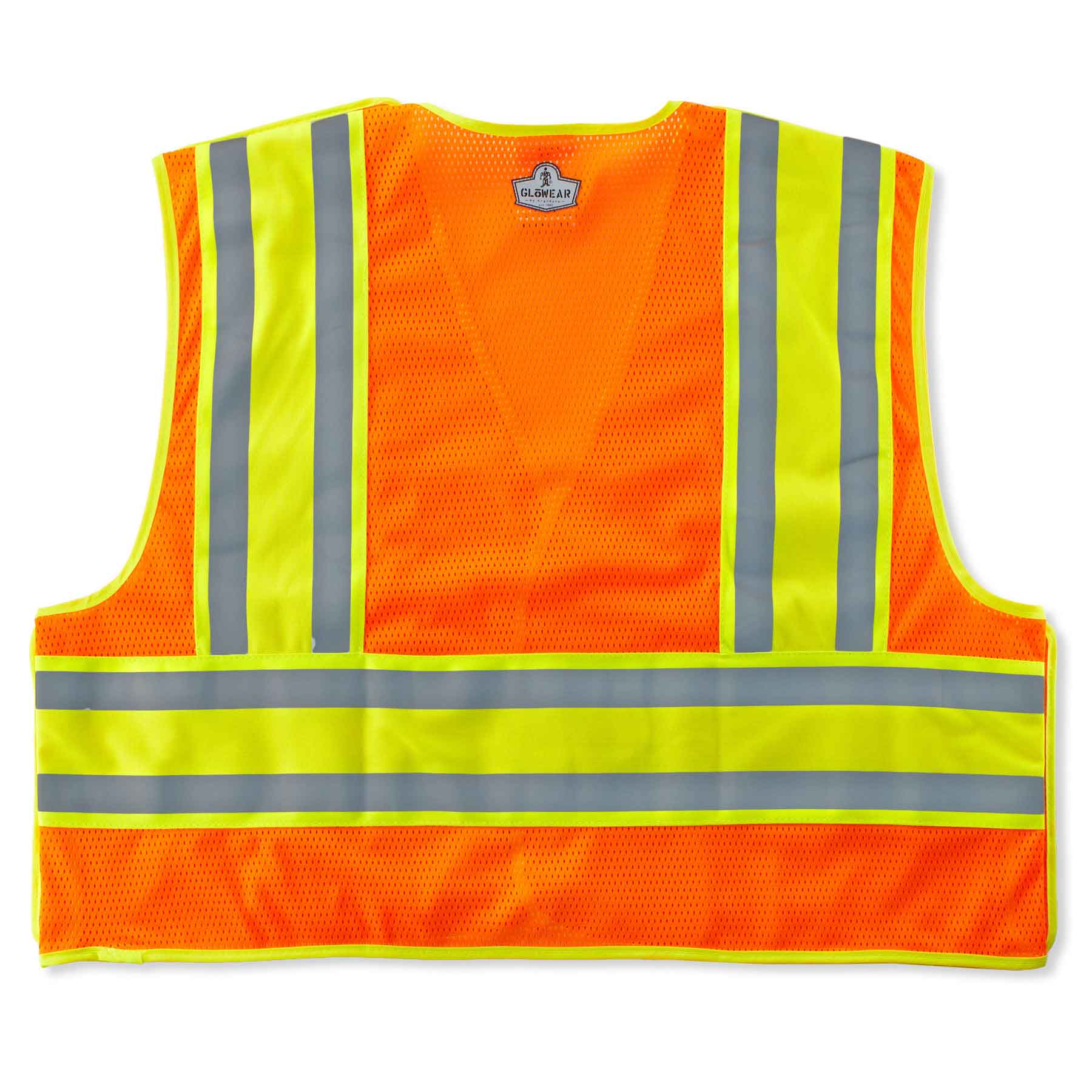 Ergodyne 23390 GloWear 8245PSV Type P Class 2 Public Safety Vest, 6XL/7XL, HV Orange - Moutools