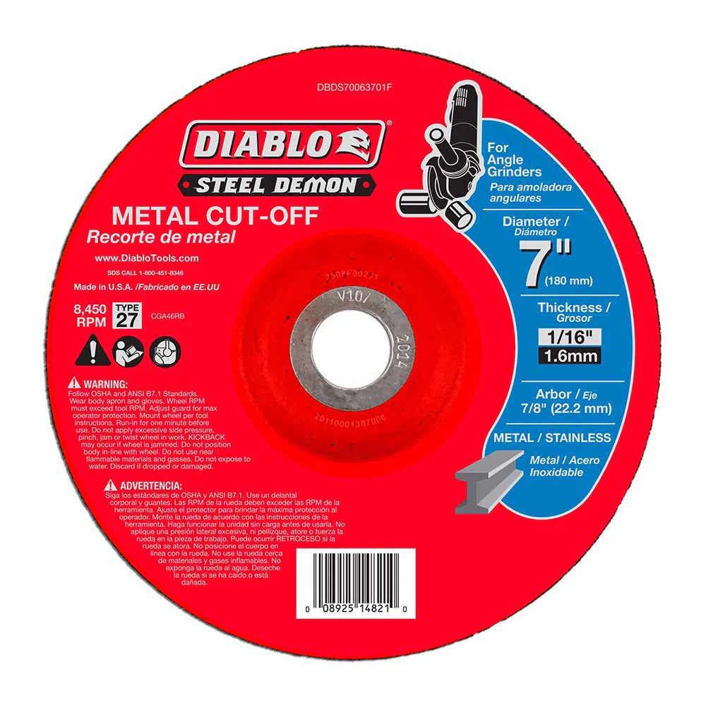 Diablo DBDS70063701F Steel Demon 7