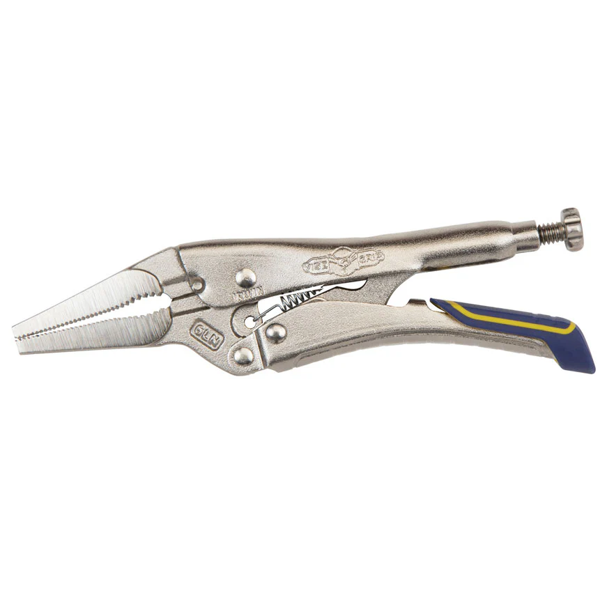 Vise-Grip IRHT82583 Fast Release Long Nose Locking Pliers w/ Wire Cutter 6LN 6