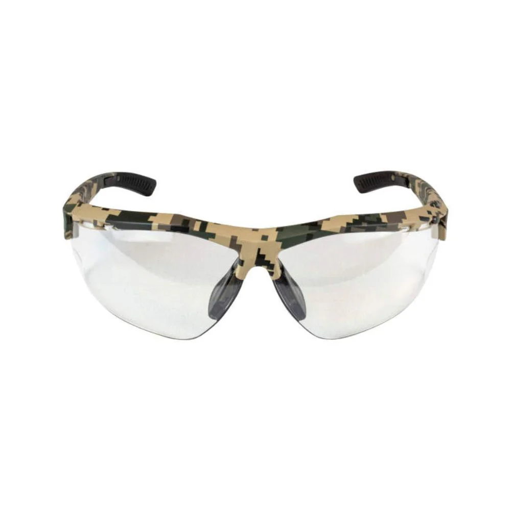 Radians TXM4-11ID Thraxus Safety Eyewear - Digital Camo Frame - Clear Anti-Fog Lens - Moutools