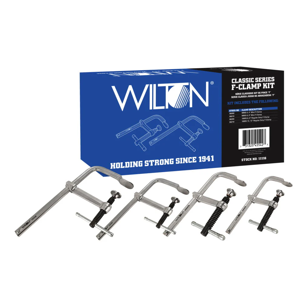 Wilton WL9-11116 Classic Series F-Clamp Kit - Moutools