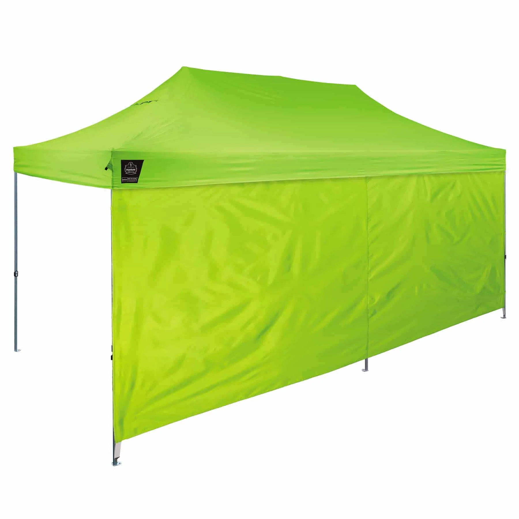 Ergodyne 12995 6097  Lime Pop-Up Tent Sidewall - 10ft x 20ft - Moutools