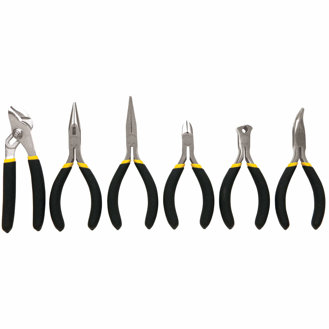 Stanley 84-079 Basic Mini Plier Set - 6 Piece - Moutools