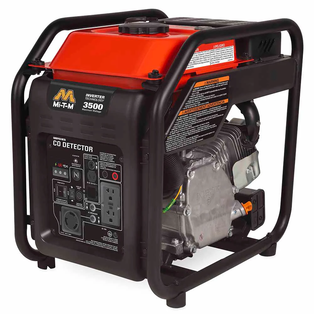 Mi-T-M GEN-3500-IMM1 3500-Watt Gasoline Inverter Generator - Moutools
