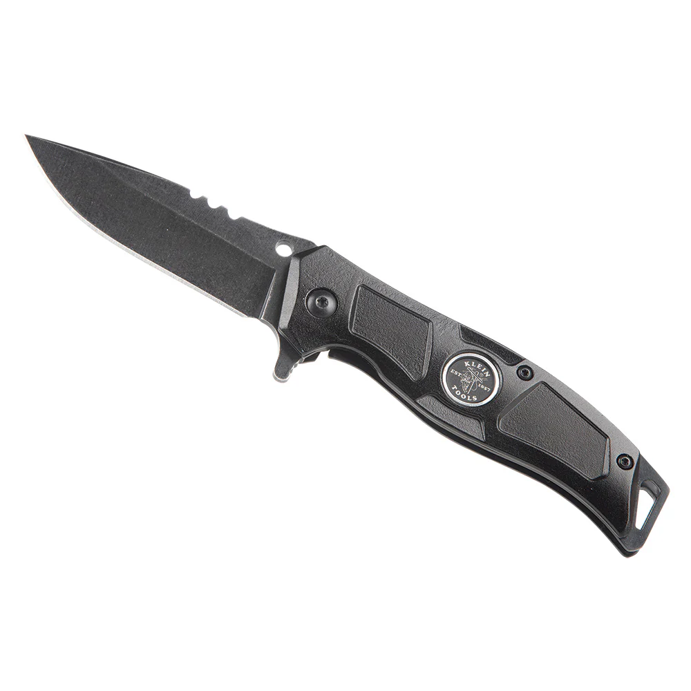 Klein Tools 44228 Electrician’s Bearing-Assisted Open Pocket Knife - Moutools