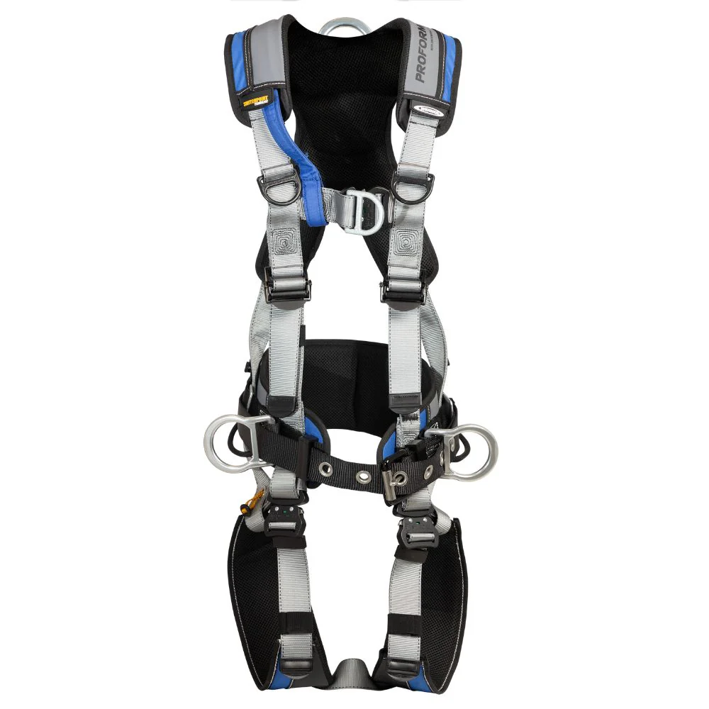 Werner H063144 ProForm SwitchPoint Climbing/Construction Harness, Quick Connect Legs (XL) - Moutools