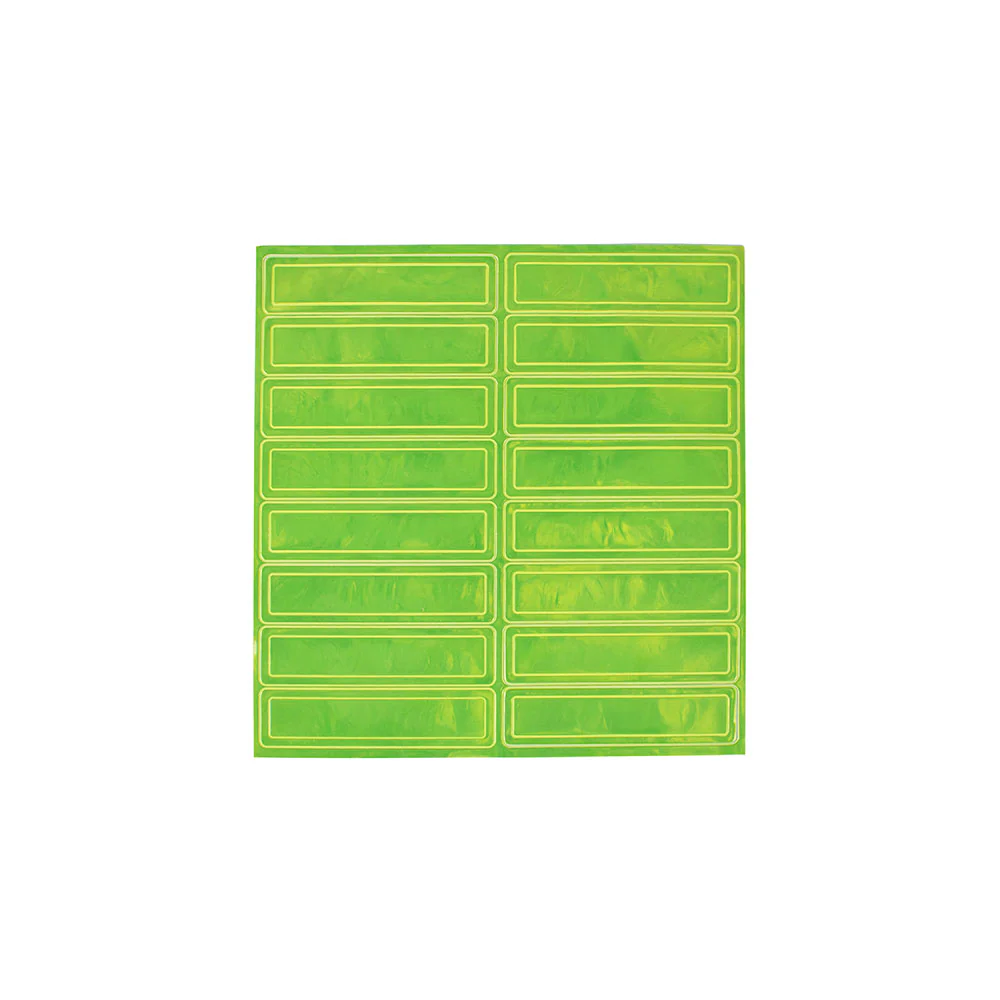 Pyramex HVRSLM Reflective Hard Hat Sticker - Lime - Moutools