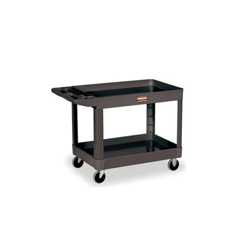 Rubbermaid FG452089BLA Service Utility Cart (4520-89) - Moutools