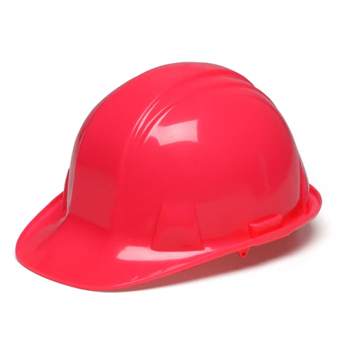 Pyramex HP14170 Hi Vis Pink Cap Style 4 Point Ratchet Hard Hat - Moutools