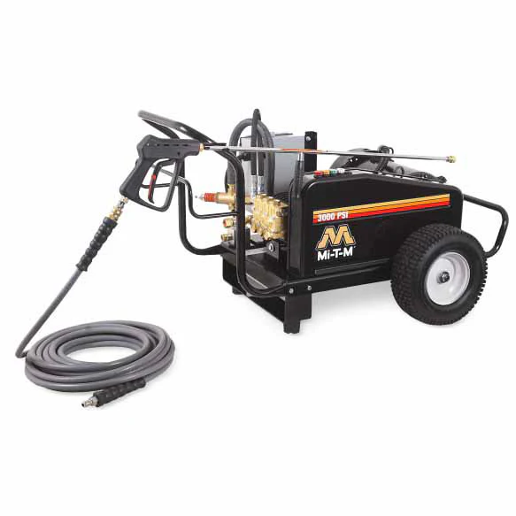 Mi-T-M CW-3005-0ME3 CW Premium Series Gasoline Belt Drive Cold Water Pressure Washer - Moutools