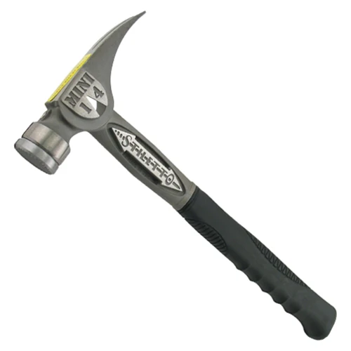 Stiletto TBM14RMS 14 oz. Mini Ti Bone Hammer (Replaceable Milled Steel Face and Straight Handle) - Moutools