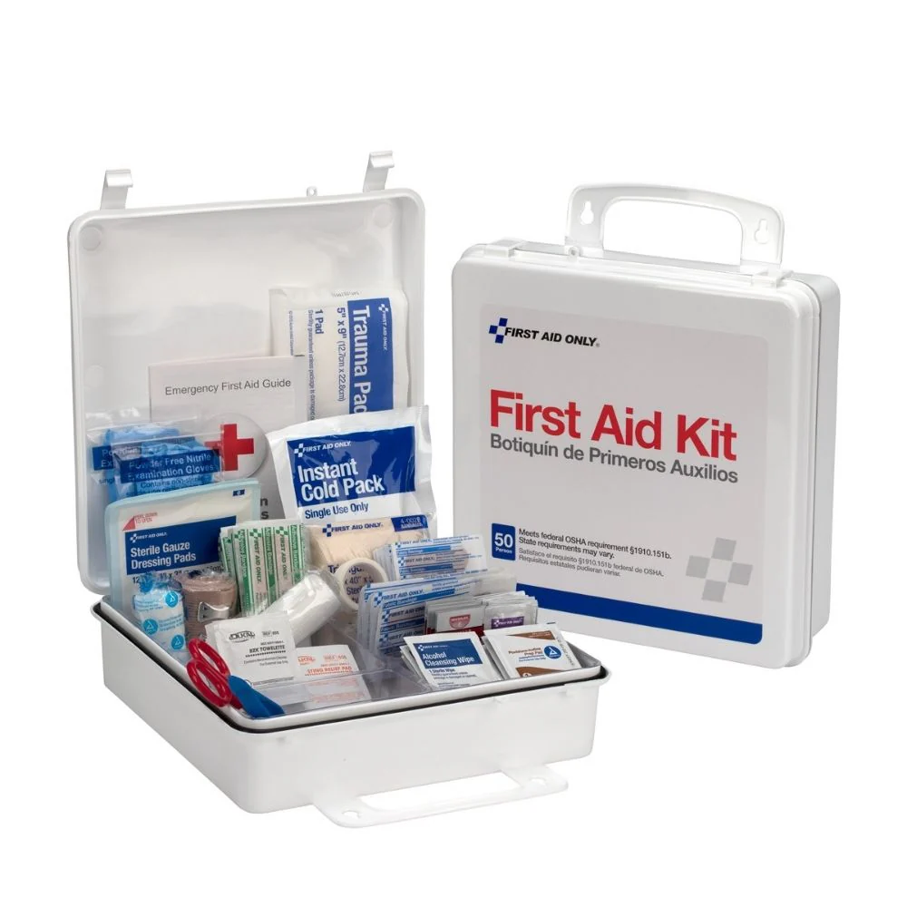 First Aid Only 6088 50 Person OSHA First Aid Kit, Plastic Case - Moutools
