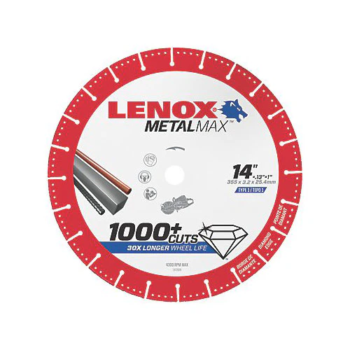 Lenox 1972932 MetalMax Diamond Cutoff Wheel 14