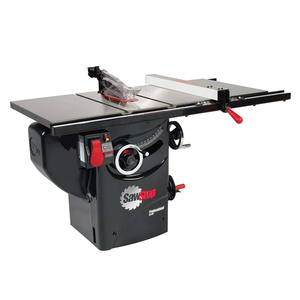SawStop PCS31230-TGP252 Professional Table Saw 3HP 230V 60Hz 52