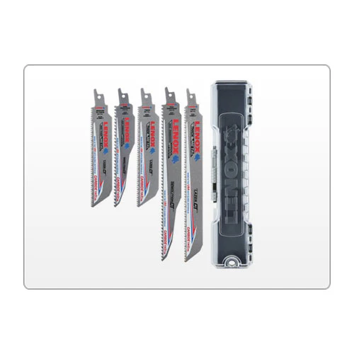 Lenox LXARCT5SET 5 Pc Carbide Tipped Recip Kit W/ Case - Moutools