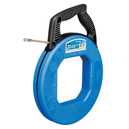 IDEAL 31-144 Gold-Fish® Fish Tape, 50 Feet Long, Tuff-Grip™ Pro Case - Moutools