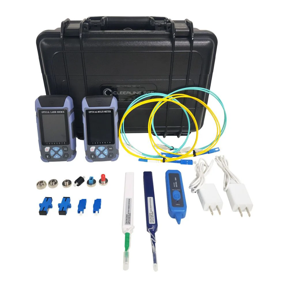 Cleerline SSF-TKITP-500 SSF Professional Optical Fiber Test Kit with Data Record - Moutools
