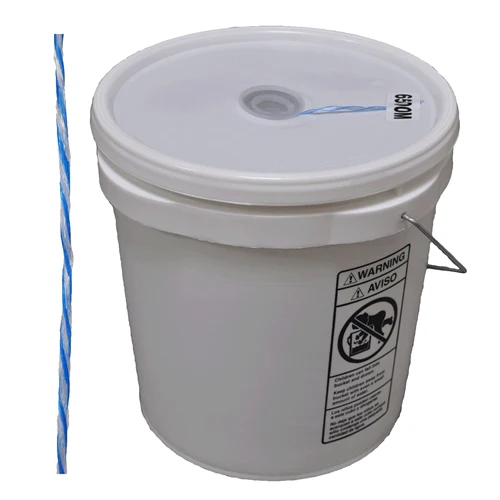 Rope 027015 blue/white 210# 6500 ft.(36 pull line in bucket - Moutools