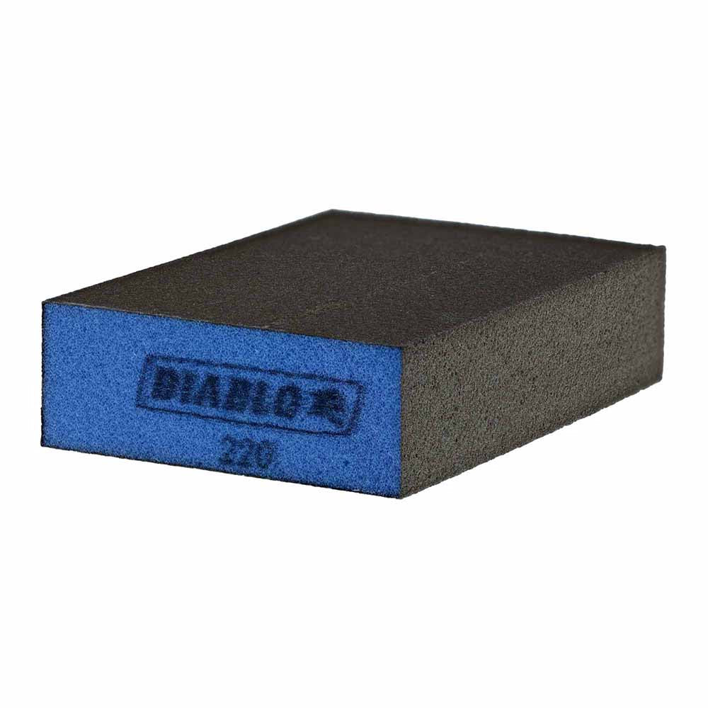Diablo DFBLBLOMFN01G Large Flat 220-Grit (Ultra Fine) Sanding Sponge - Moutools