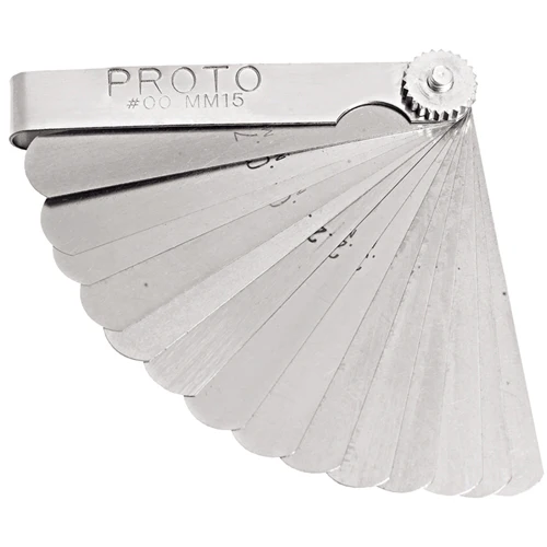 Proto J00MM15 Metric Feeler Gauge 15 Blade - Moutools