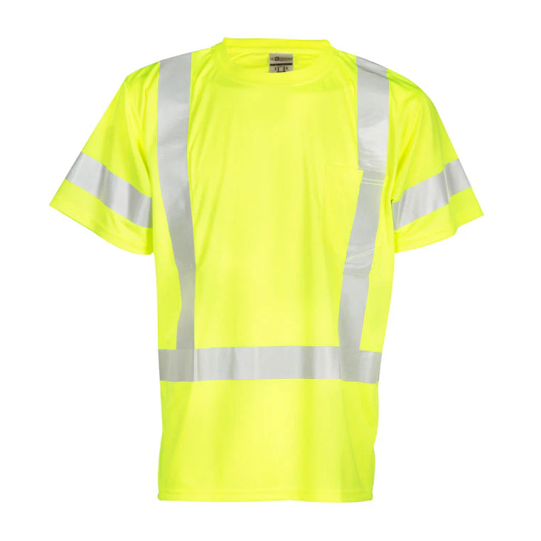 ML KISHIGO 9118-M Short Sleeve Class 3 T-Shirt Lime, Medium - Moutools
